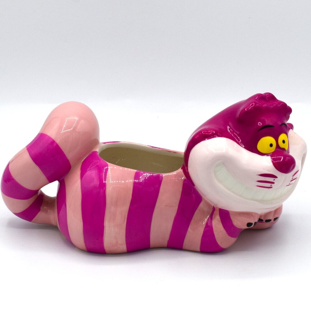 Half Moon Bay No.5 Disney Licensed Purple Cheshire Cat Desk Planter - Picture 2 of 11